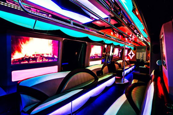 40 Passenger Party Bus Rental